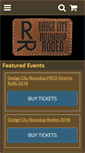 Mobile Screenshot of dodgecityroundup.ticketforce.com