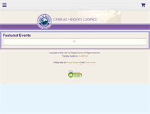 Tablet Screenshot of cheraeheightscasino.ticketforce.com